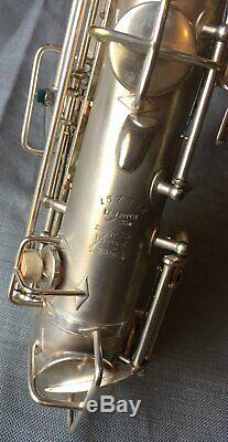 1919 Buescher True Tone Tenor Saxophone C-Melody Low Pitch w orig case