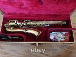 1920 The Buescher True Tone Tenor Saxophone SN 51167 w mouthpieces & accessories
