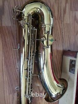 1920 The Buescher True Tone Tenor Saxophone SN 51167 w mouthpieces & accessories