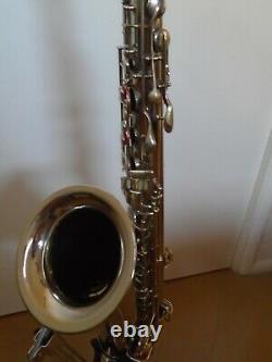 1925 Nickel-Plated Conn Tenor Saxophone