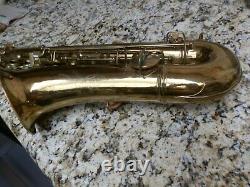 1932 CONN NAKED LADY RTH ROLLED TONE HOLES, PROFESSIONAL TENOR SAXOPHONE, With CASE