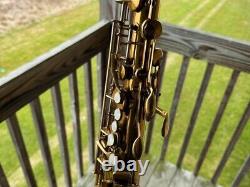 1936-37 King Zephyr Vintage Tenor Saxophone Excellent Player