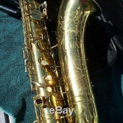 buescher aristocrat tenor saxophone