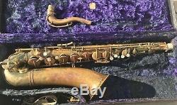1942/43 USA Made Buescher Big B Tenor Saxophone withOriginal Buescher Hard Case