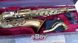 1949 King Zephyr tenor saxophone withcase/extras