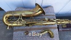 1949 King Zephyr tenor saxophone withcase/extras