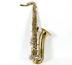 1950 Buescher Aristocrat Big B Tenor Saxophone with OHSC Fully Serviced