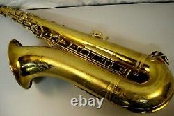 1951 Selmer Paris Sba Super Balanced Action Tenor Saxophone New Pads & Corks Wow