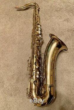 1952 C. G. Conn 10M Lady Face Tenor Saxophone with Hard Case