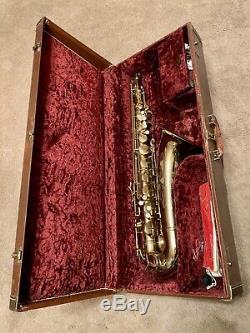 1952 C. G. Conn 10M Lady Face Tenor Saxophone with Hard Case