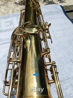 1952 Conn 10M Naked Lady Tenor Saxophone ORIGINAL CASE VERY NICE