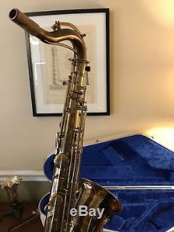 1953 CONN 10M Tenor Saxophone Overhauled With Hiscox Case A+++