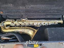 1960's Buescher 400 Tenor Vintage Saxophone With Carry Case