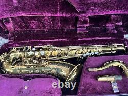1965 Selmer Tenor Sax Original Lacquer, Neck, Case, & Piece, Mark VI Saxophone