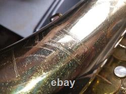 1965 Vintage Holton Collegiate 577 Tenor Saxophone Gold Flake Lacquer