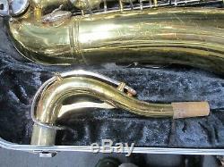 1970 Vintage Conn 16m USA Tenor Saxophone + Conn Case+selmer Mouthpiece