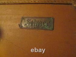 50s'60s Vintage Selmer Tenor Sax Triple Case w Flute area and Clarinet Case