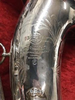 AWESOME Selmer Mark VI SILVER Tenor Sax withCase 1962 MAKE AN OFFER