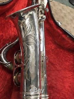AWESOME Selmer Mark VI SILVER Tenor Sax withCase 1962 MAKE AN OFFER