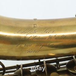 Adolphe Sax Tenor Saxophone 84 Rue Du Myrrha ROBERT HOWE COLLECTION