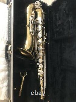 American Made Quality! Selmer Bundy II USA Tenor Saxophone + Case For Part Only