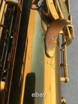 Antique 1938 Windsor Tenor Saxophone, Elkhart Indiana, Beauty w Original Case