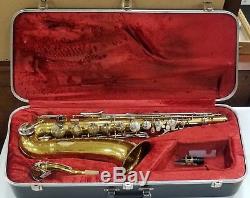 Armstrong Student TENOR Saxophone With Case Good Condition Needs some Love 1965