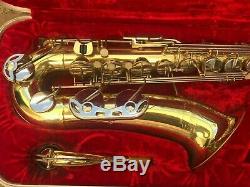 Armstrong tenor saxophone ELKHAT-IND USA. Used. With good hard case