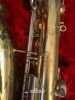 Armstrong tenor saxophone ELKHAT-IND USA. Used. With good hard case