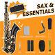 B-flat Tenor Saxophone Bb Black Lacquer Sax with Mouthpiece Reed Carry Case T2S2
