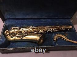 Beaugnier Vito Jazz Or Duke Model Paris France Vintage Tenor Saxophone Plays