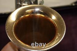 Beautiful Redone Vintage Buescher Elkhart Silver Plated Tenor Sax With ORIG Case