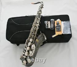 Black nickel Plated WEIBSTER Tenor Saxophone Bb High F# WTS-670BS Sax With Case