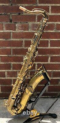 Buescher 1920 True Tone Low Pitch Vintage Tenor saxophone. Overhauled