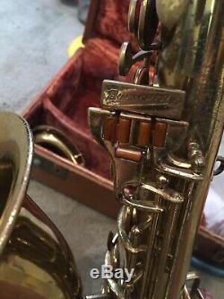 Buescher Aristocrat Post Big B Tenor Saxophone withOriginal Case Serial#352XXX