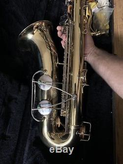 Buescher Aristocrat Tenor Saxophone S/N 738097 ABSOLUTELY MINT Orig. Case