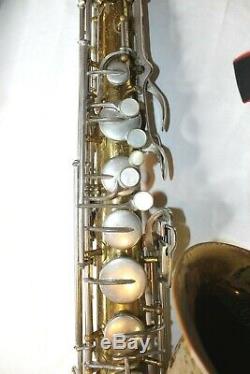 Buescher Aristocrat Vintage Tenor Saxophone With Hard Case