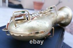 Buescher Gold Plated True Tone Bb Tenor Saxophone 1922 and Protec ProPac XL Case