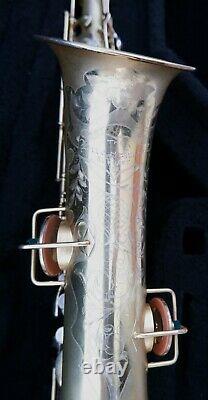 Buescher Gold Plated True Tone Bb Tenor Saxophone 1922 and Protec ProPac XL Case