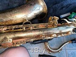 Buescher Tenor Sax BU5 With Case And Mouthpiece