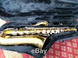 Bundy Tenor Saxophone professionally repadded, new case