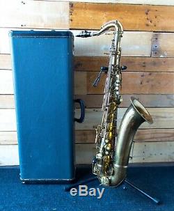 CG Conn Ltd Elkhart IND USA Tenor 10M Saxophone with Hardshell Case Vintage
