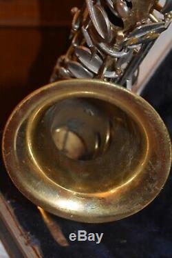 CONN 10M Tenor Saxophone For Parts Or Restoration With Neck And Case