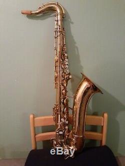 C. G. Conn 10m Naked Lady Tenor Saxophone With Original Case 1952