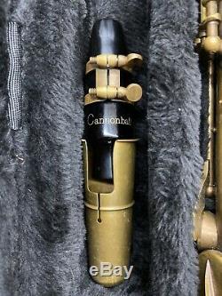 Cannonball Big Bell Stone Series Tenor Saxophone (Brute Finish)- In Gator Case