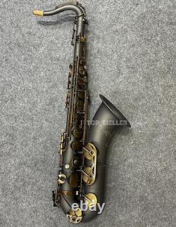 Carbon black Tenor Saxophone MK VI Style Sax High Grade Case FREE SHIPPING