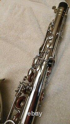 Cecilio Nickel Tenor Saxophone NEW W / Case & Tuner