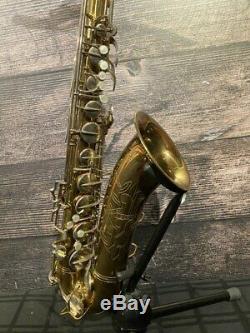 Conn 10M Naked Lady Tenor Saxophone Outfit Original Case