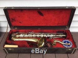 Conn 10M Naked Lady Tenor Saxophone Sax With Mouthpieces Hard Case Etc