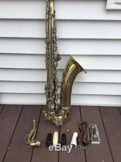Conn 10M Naked Lady Tenor Saxophone Sax With Mouthpieces Hard Case Etc